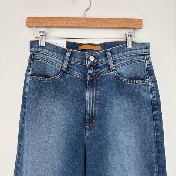 Joe's Jeans || The Goldie High Rise Wide Leg Jeans Retro Yoke Blue 30 NWT - Picture 4 of 12